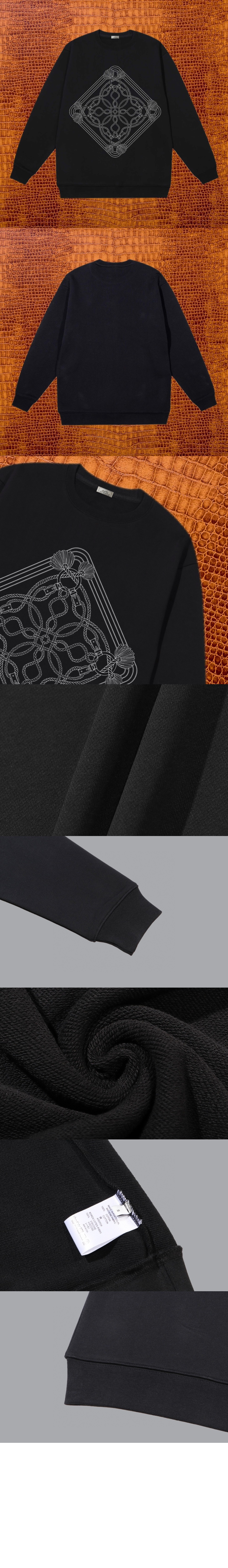 에르메스 플라워 코튼 톱