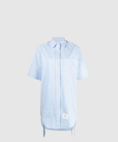 톰브라운 로고 프린트 반팔