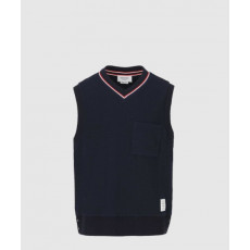 톰브라운 로고 프린트 반팔