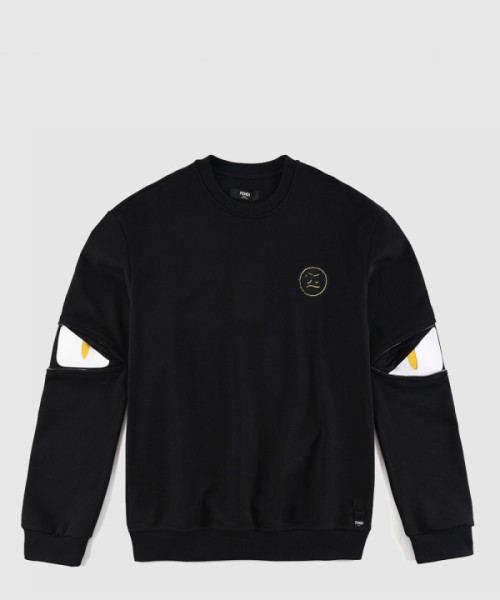 펜디 로고 프린트 면 톱