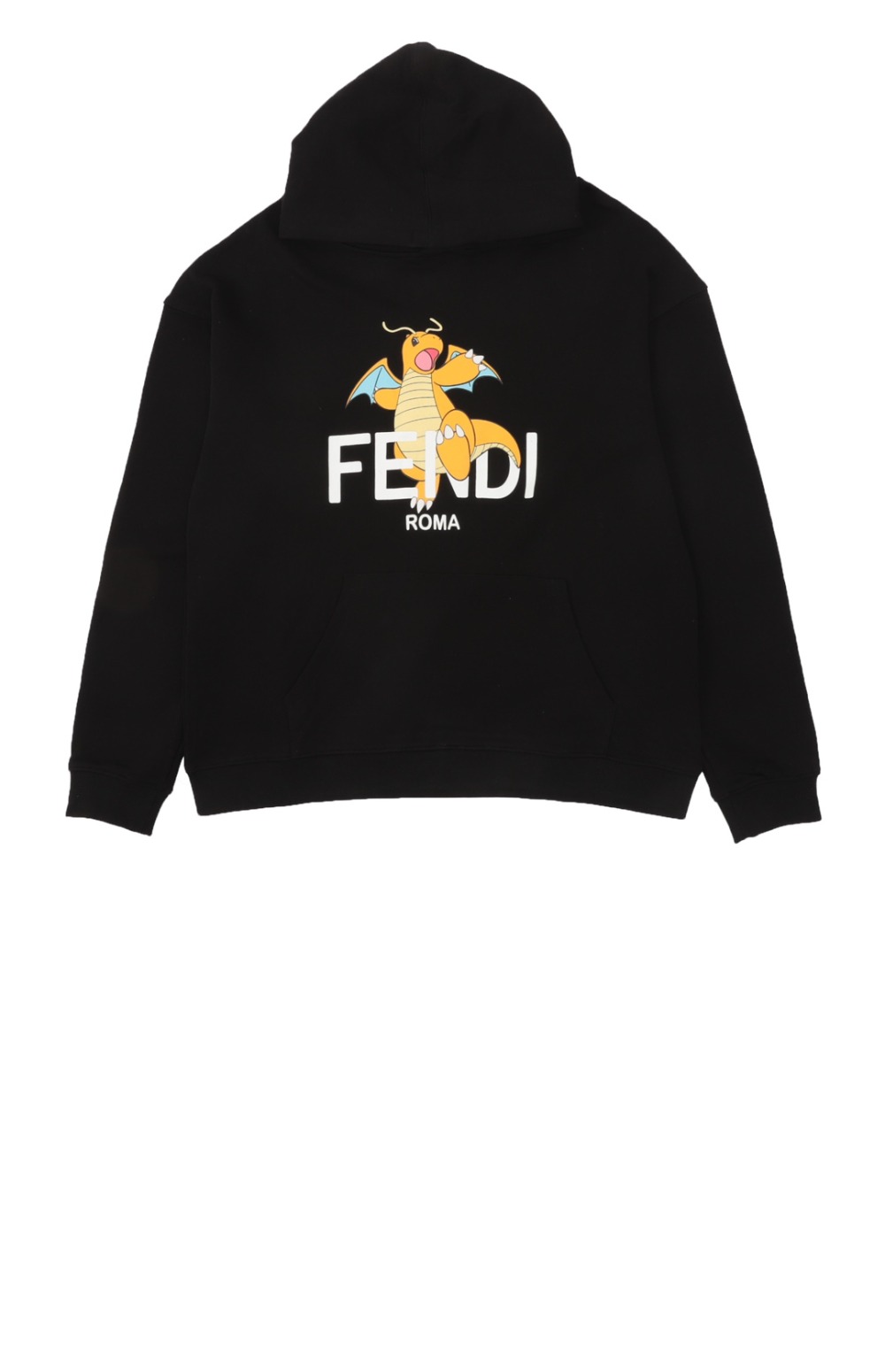 펜디 로고 프린트 코튼 후디