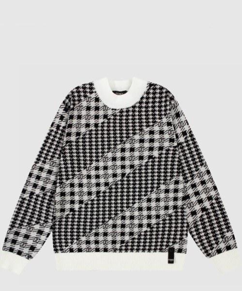 펜디 프린트 니트 톱