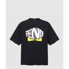 펜디 로고 프린트 반팔