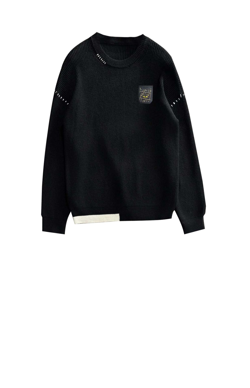 펜디 로고 니트 상의