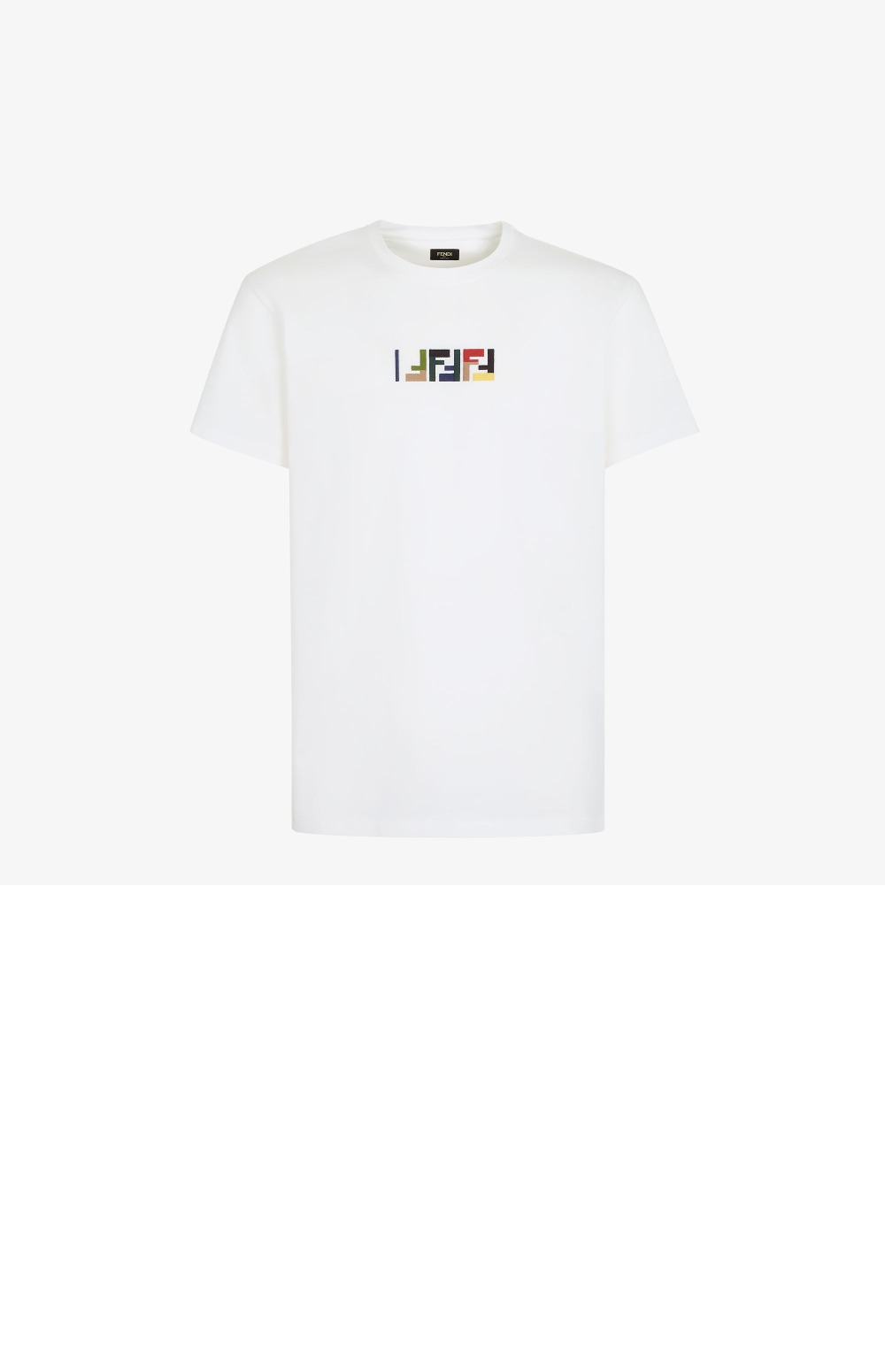 펜디 로고 프린트 반팔