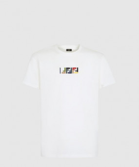 펜디 로고 프린트 반팔