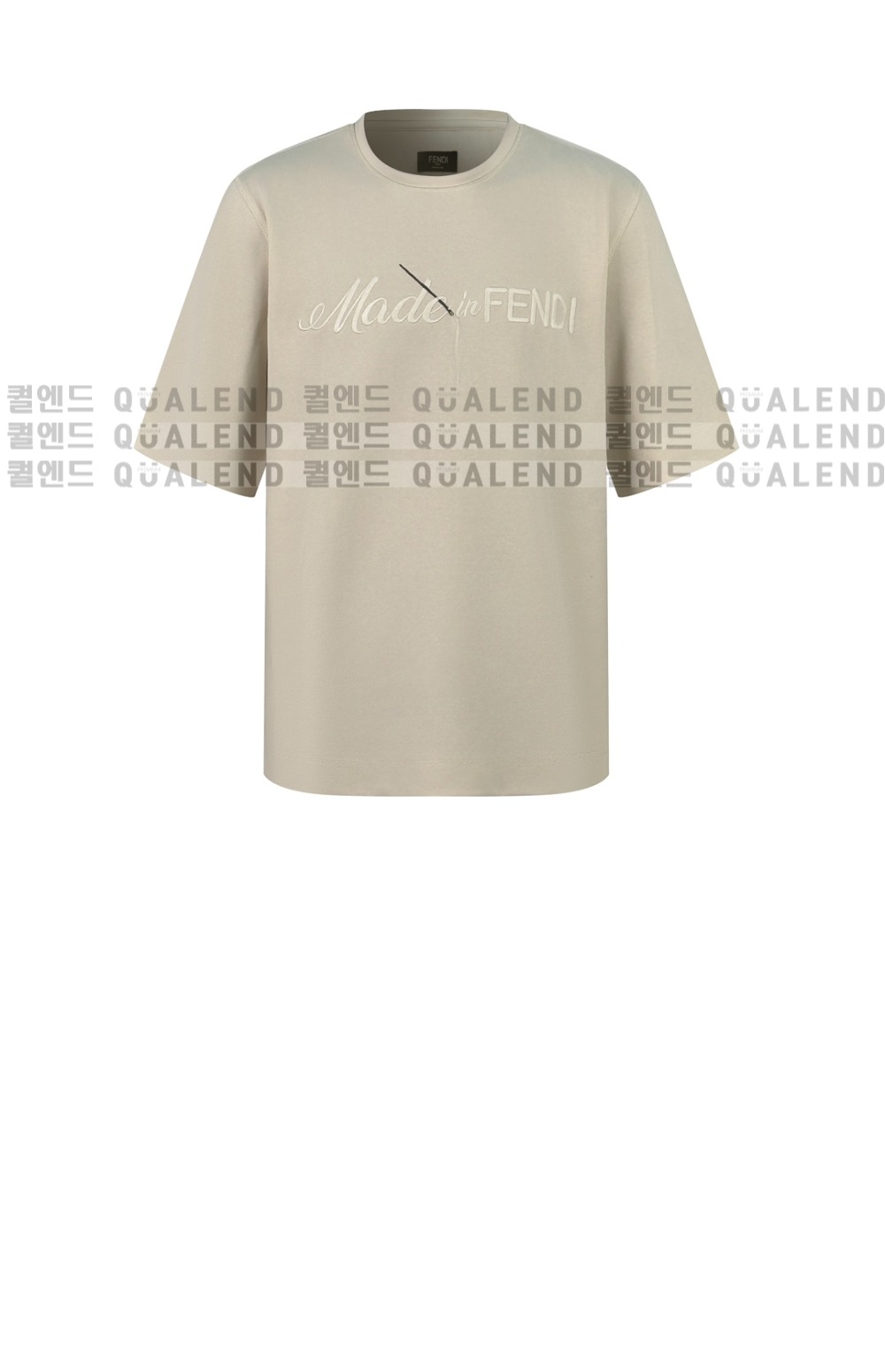 펜디 로고 프린트 반팔