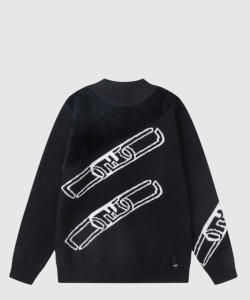 펜디 로고 프린트 톱