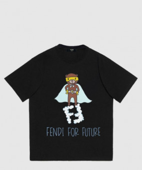 펜디 플라워 코튼 톱