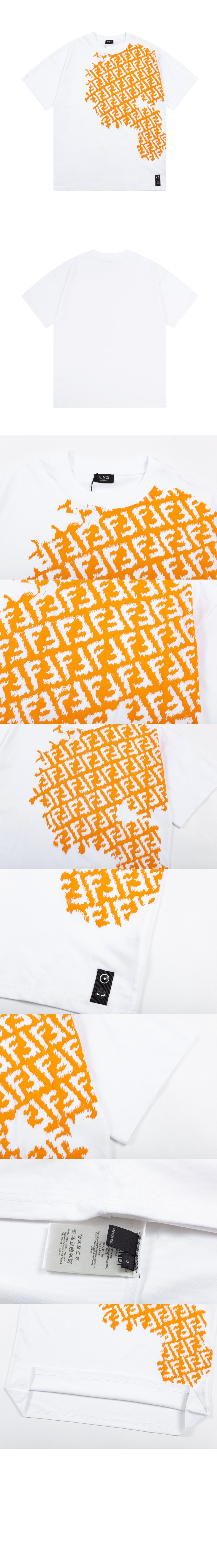 펜디 플라워 코튼 톱