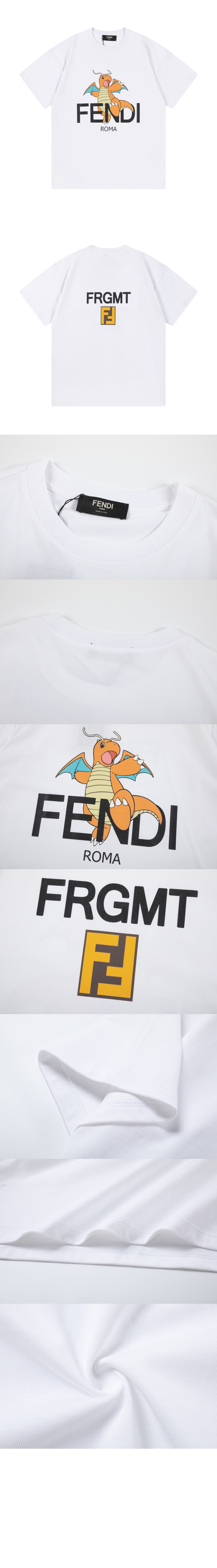 펜디 플라워 코튼 톱