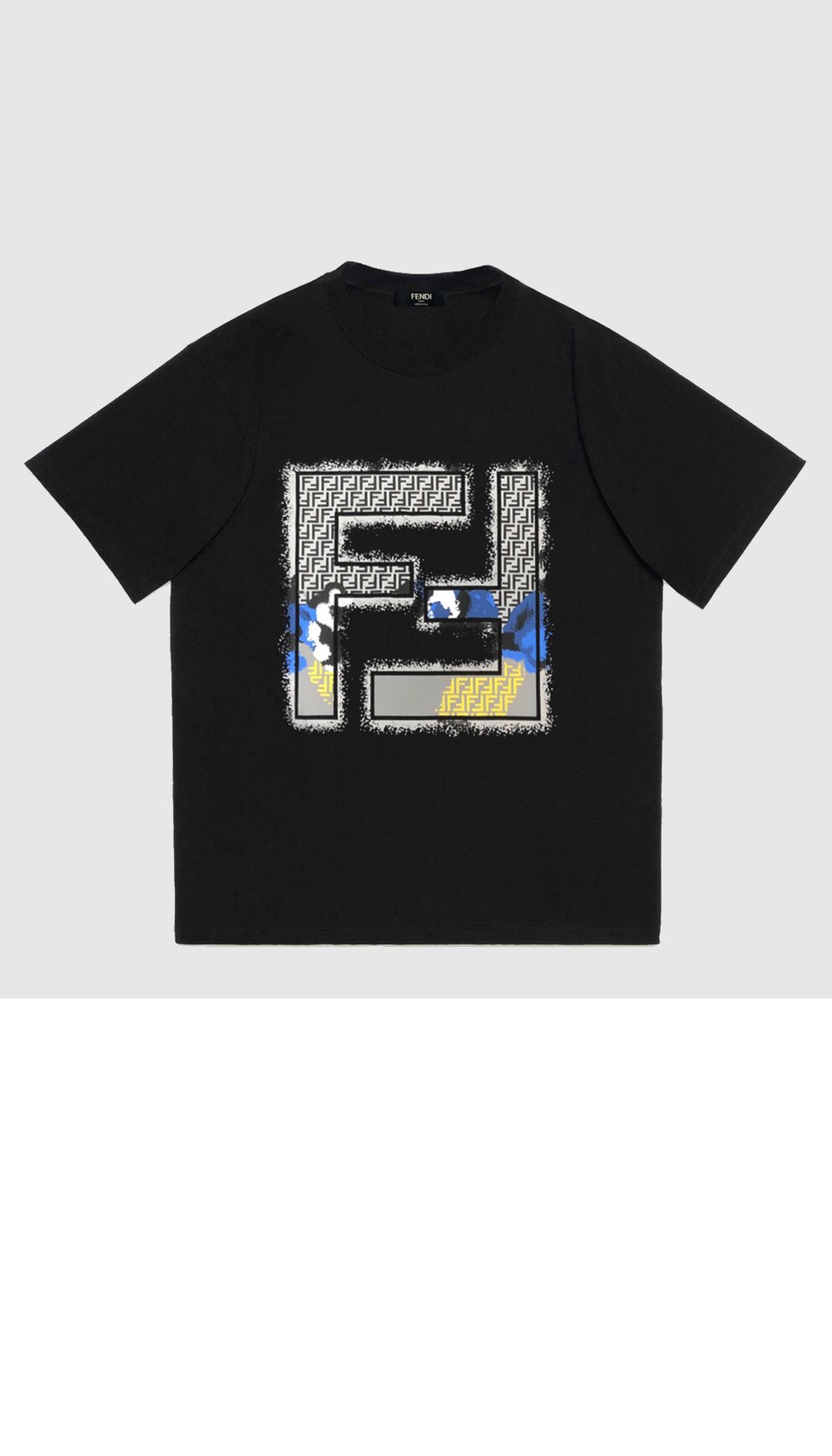 펜디 로고 프린트 반팔