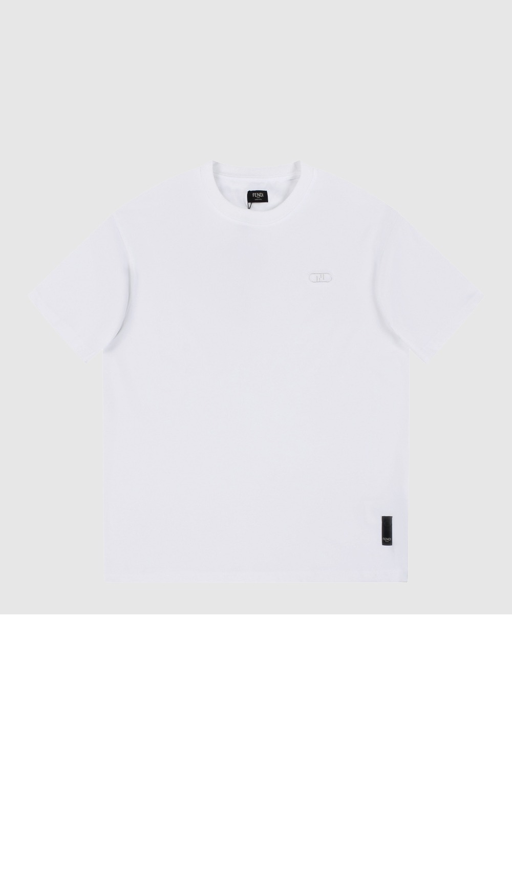 펜디 로고 프린트 반팔