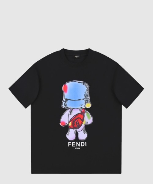 펜디 플라워 코튼 톱