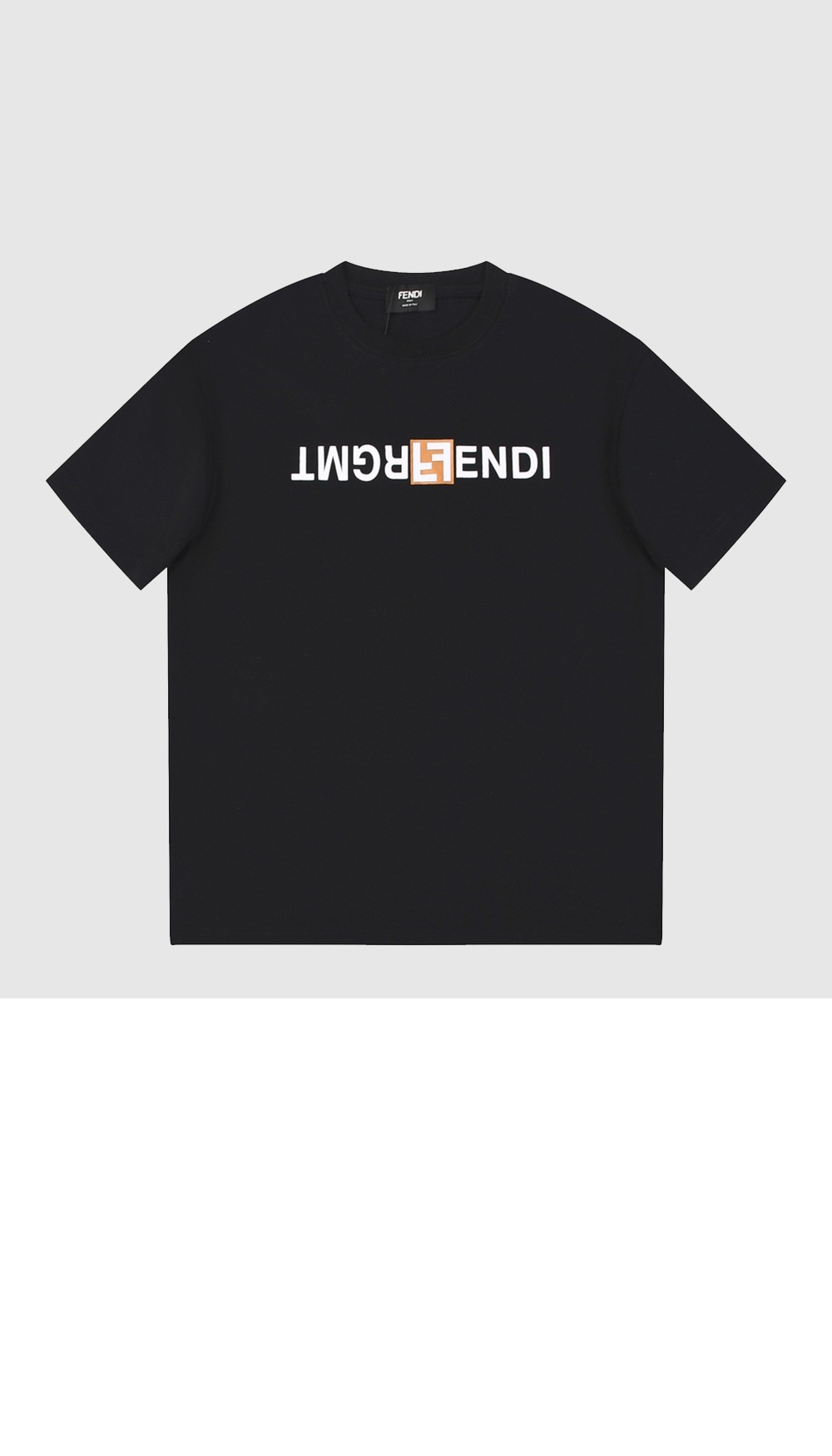 펜디 로고 프린트 반팔