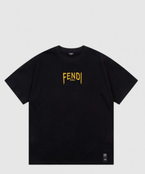 펜디 로고 프린트 반팔