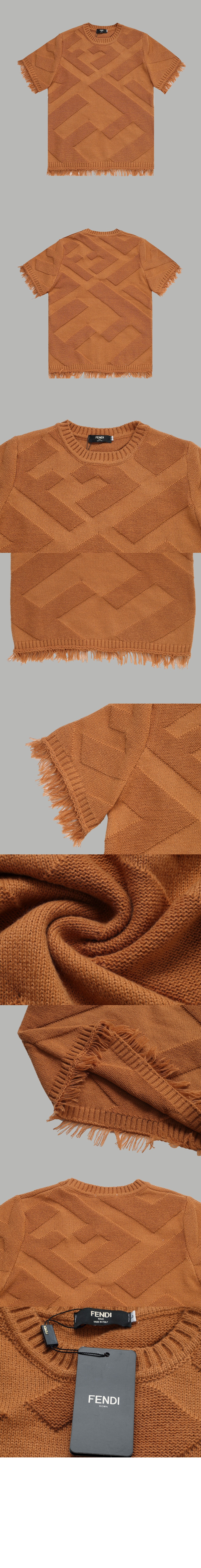 펜디 로고 프린트 반팔