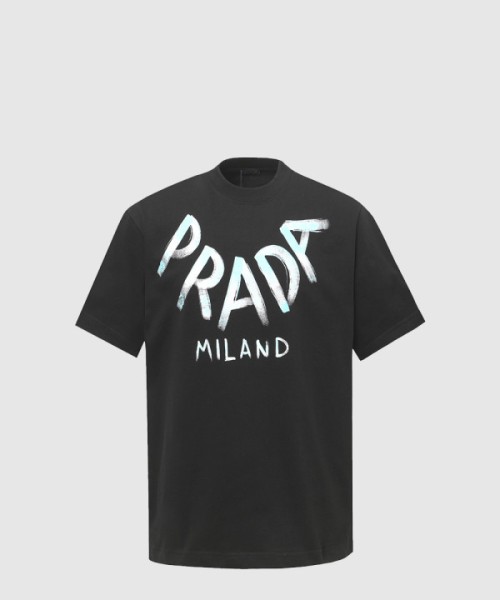 프라다 로고 프린트 반팔