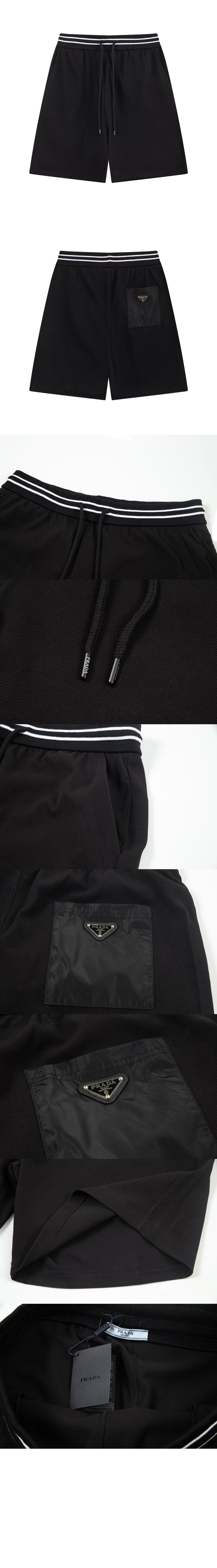 프라다 로고 반바지