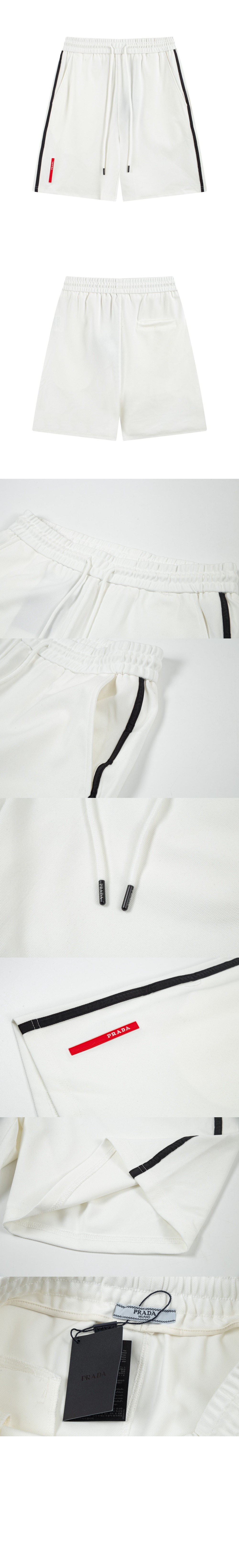 프라다 로고 반바지