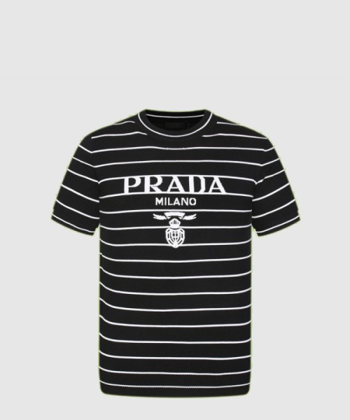 프라다 로고 프린트 반팔