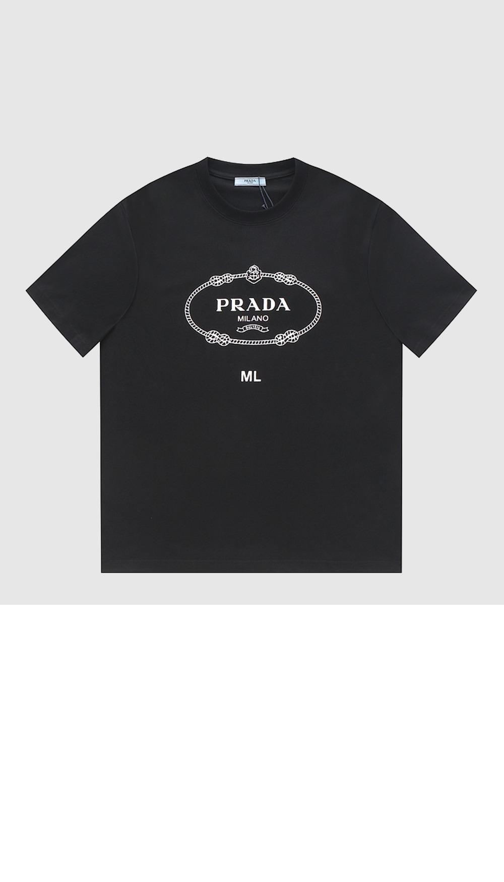 프라다 로고 프린트 반팔