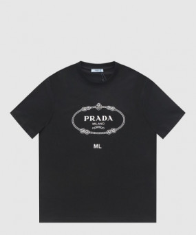 프라다 로고 프린트 반팔