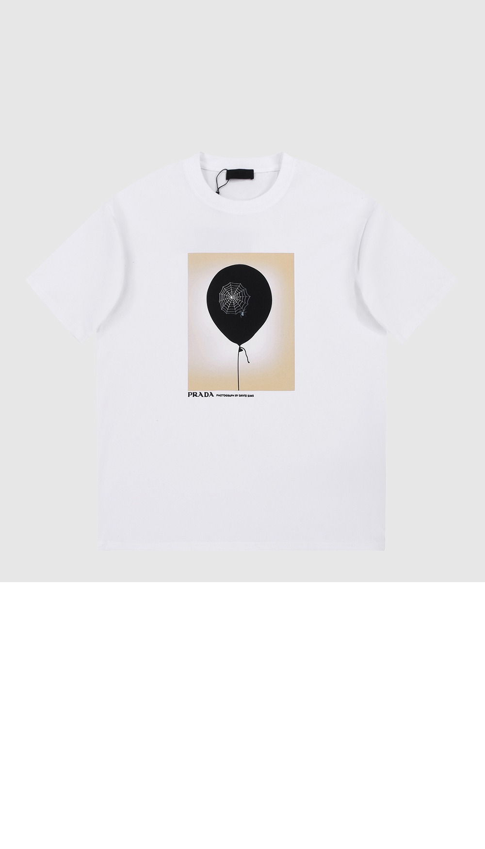 프라다 플라워 코튼 톱