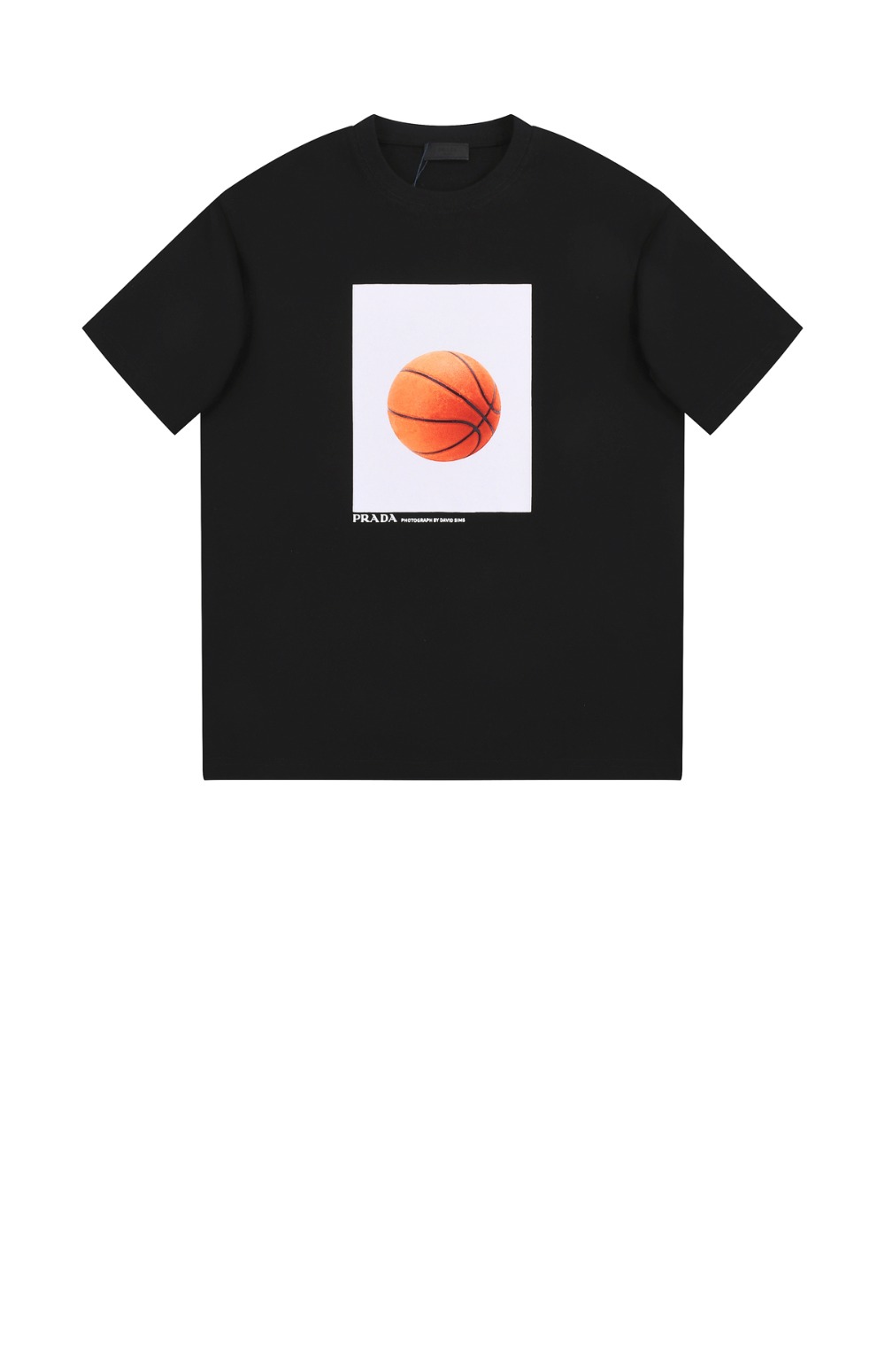 프라다 플라워 코튼 톱