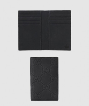 구찌 GG 러버 효과 롱 카드 케이스 771317