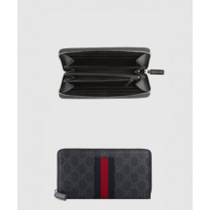 구찌 GG 수프림 웹 지퍼월렛 408831