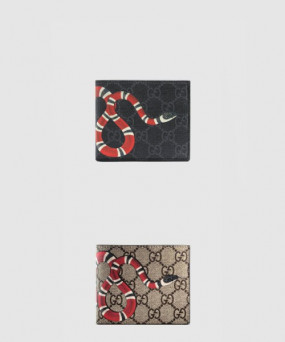 구찌 스네이크 GG 수프림 반지갑 451268