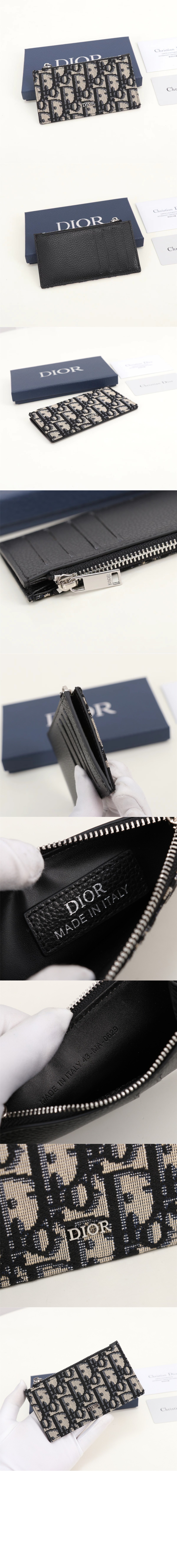 디올 지퍼 카드지갑 2ESBC