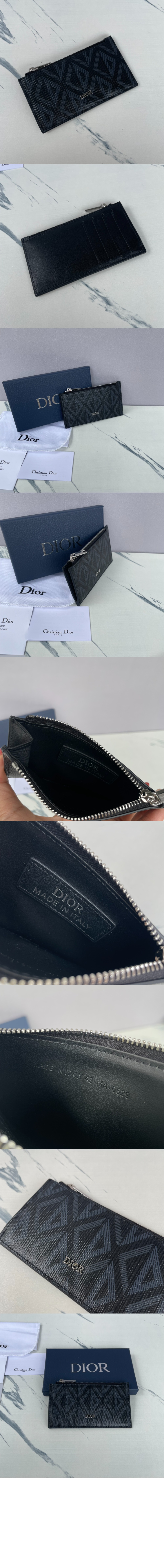 디올 지퍼 카드지갑 2ESBC