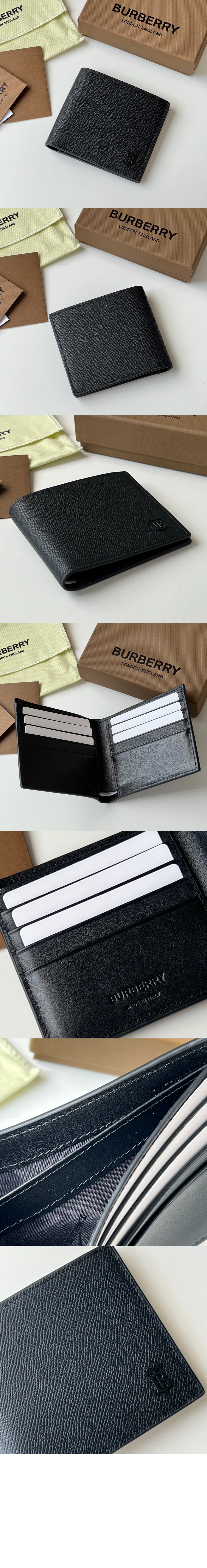 버버리 그레이니 레더 TB 반지갑 80697311