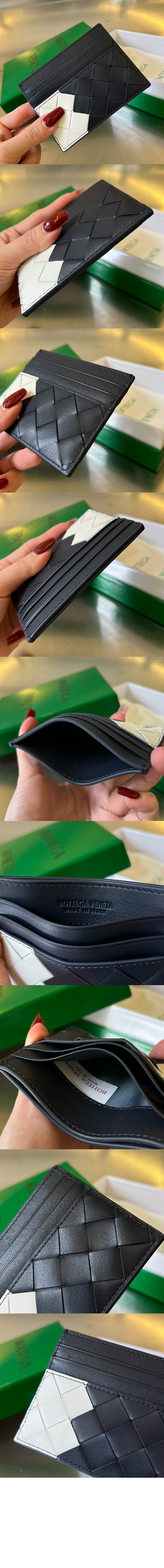 보테가베네타 인트레치아토 신용카드 케이스 743209