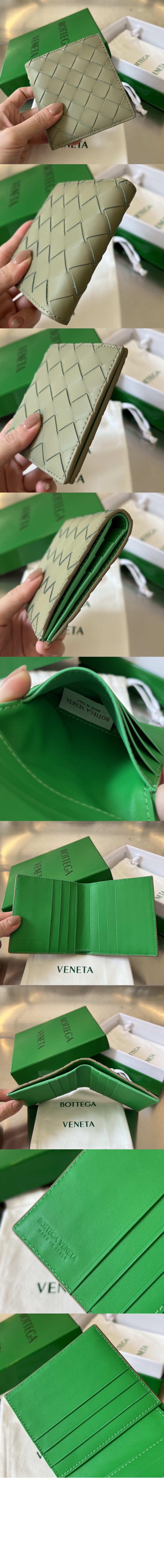 보테가베네타 인트레치아토 슬림 폴더형 지갑 749400