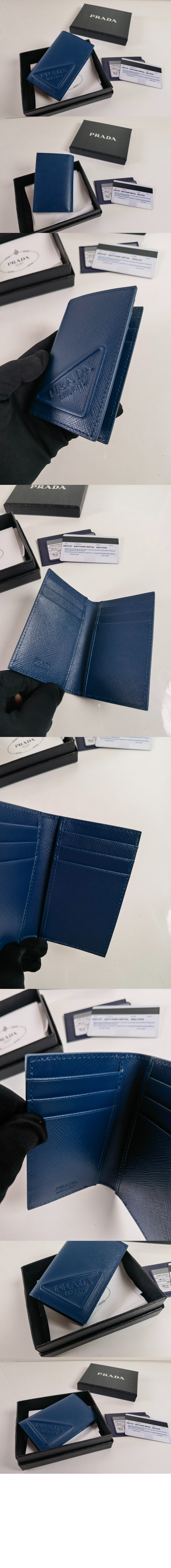 프라다 사피아노 레더 카드 홀더 2MC101