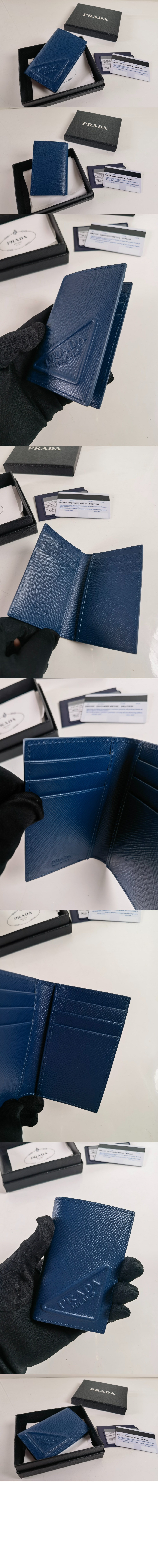 프라다 사피아노 가죽 카드 홀더 2MC101