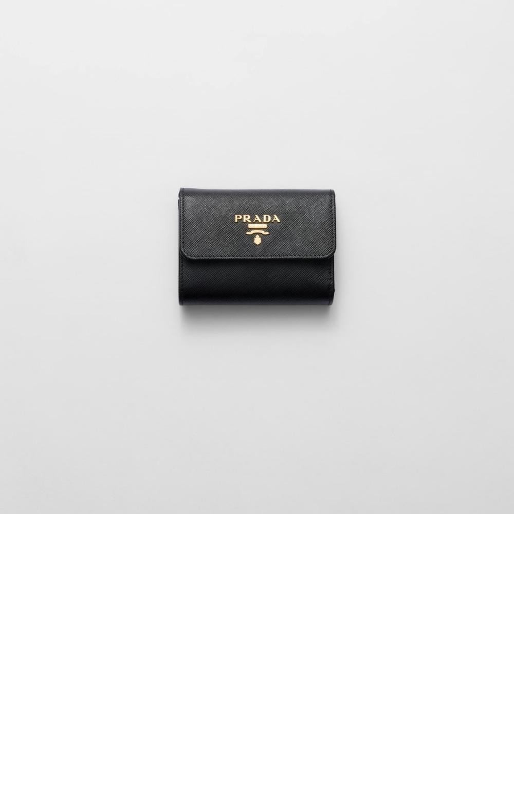 프라다 사피아노 메탈 로고 반지갑 1MH025