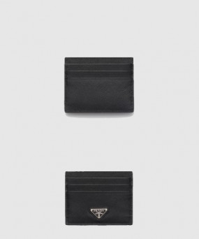 프라다 사피아노 트라이앵글 로고 카드 지갑 1MC025