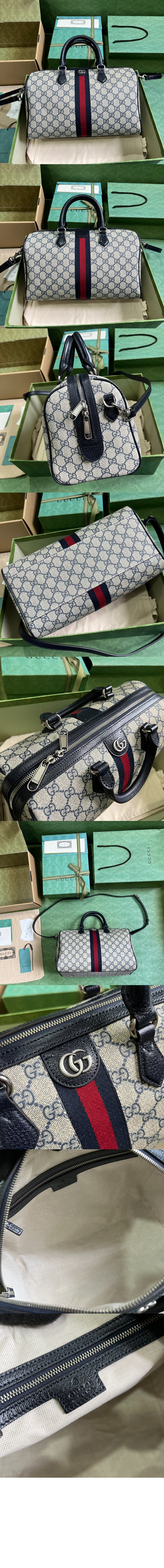 구찌 GG 미디엄 탑 핸들백 772065