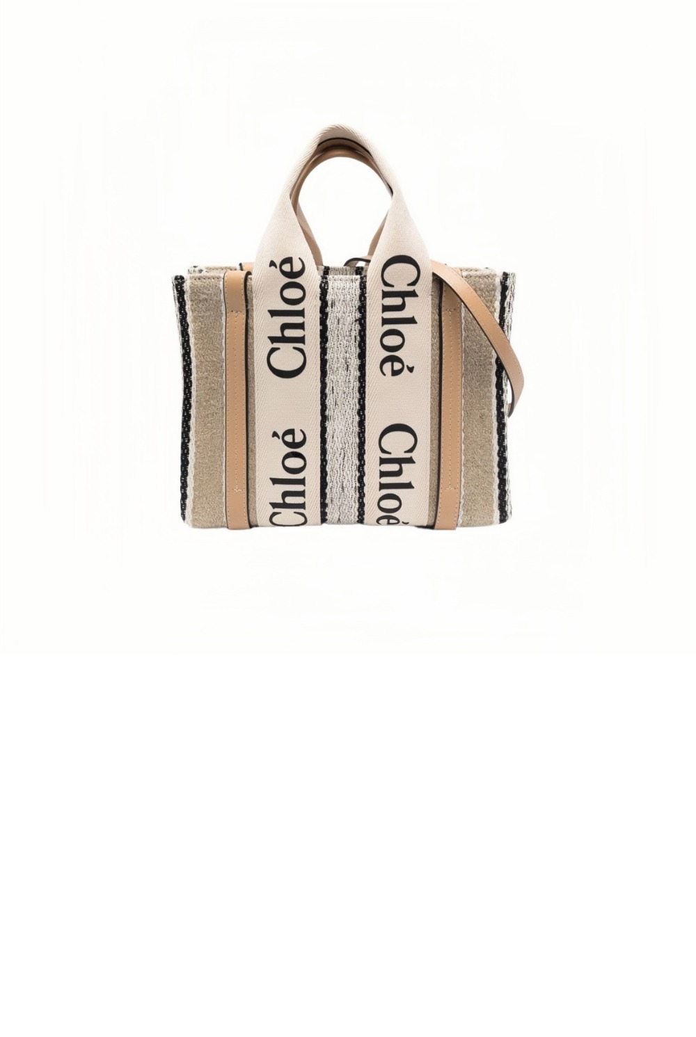 끌로에 우디 스몰 토트백 CHC22