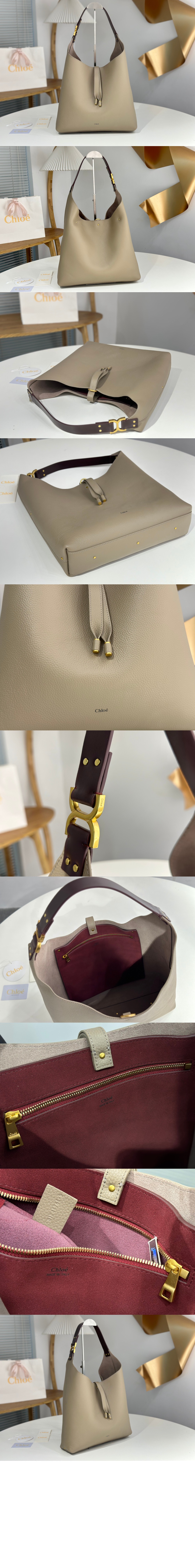 끌로에 그레인드 카프스킨 호보백 SS630