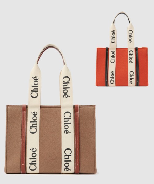 끌로에 우디 토트백 미듐 WS383