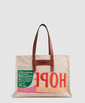 끌로에 우디 토트백 라지 WS382