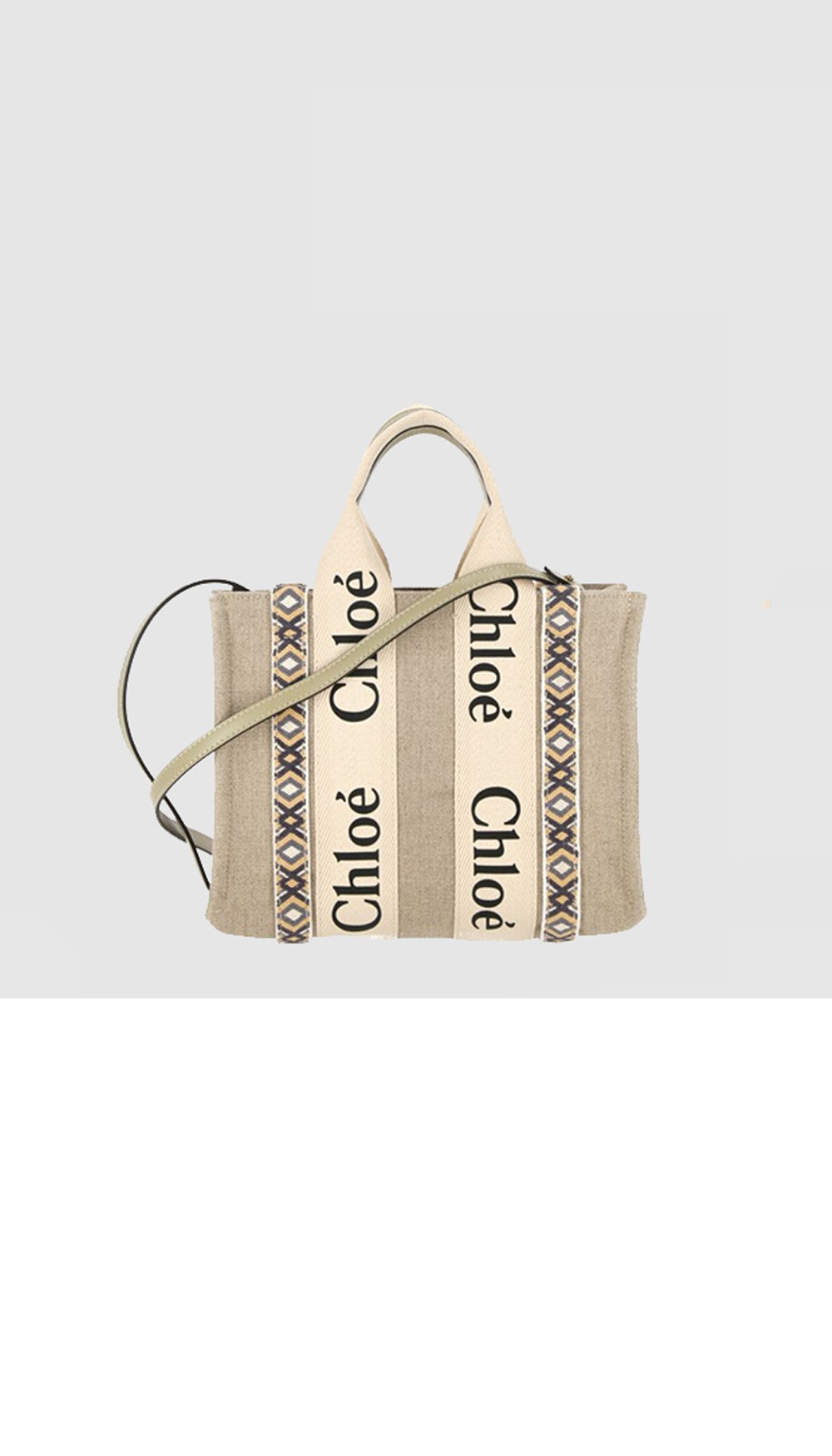 끌로에 우디 토트백 스몰 SS397