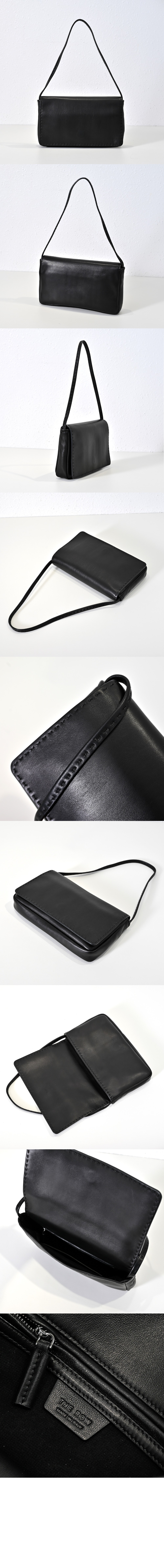 더로우 뉘앙스 블랙 숄더백 W1724L