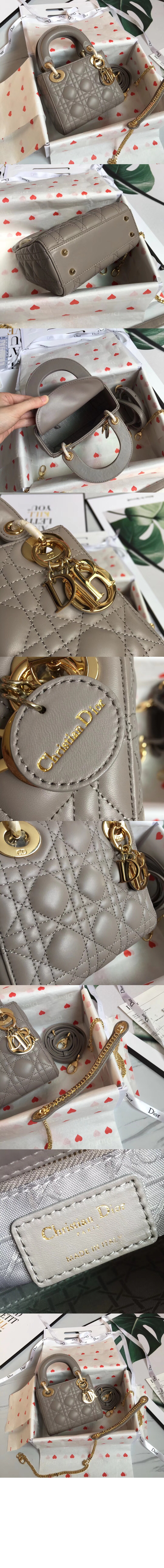 디올 레이디백 새틴 미니 M0500