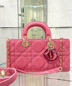 디올 레이디 디조이 미디움 백